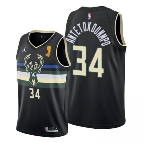 686431755ac2b_1 Men's Milwaukee Bucks #34 Giannis Antetokounmpo 2021 Black Finals Champions Stitched Basketball Jersey