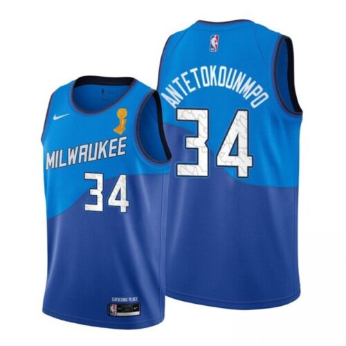 686431792b5f9_1 Men's Milwaukee Bucks #34 Giannis Antetokounmpo 2021 Blue Finals Champions Stitched Basketball Jersey