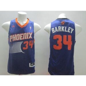 686431ae49dc6_1 Revolution 30 Suns #34 Charles Barkley Purple Stitched NBA Jersey