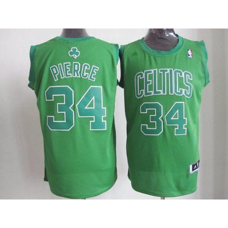 6864320d96c53_1 Celtics #34 Paul Pierce Green Big Color Fashion Stitched NBA Jersey