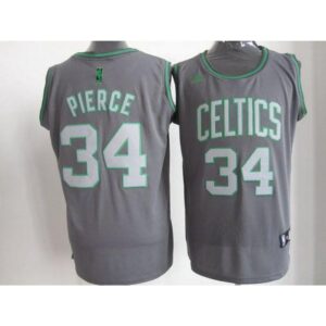 68643211282f5_1 Celtics #34 Paul Pierce Grey Graystone Fashion Embroidered NBA Jersey