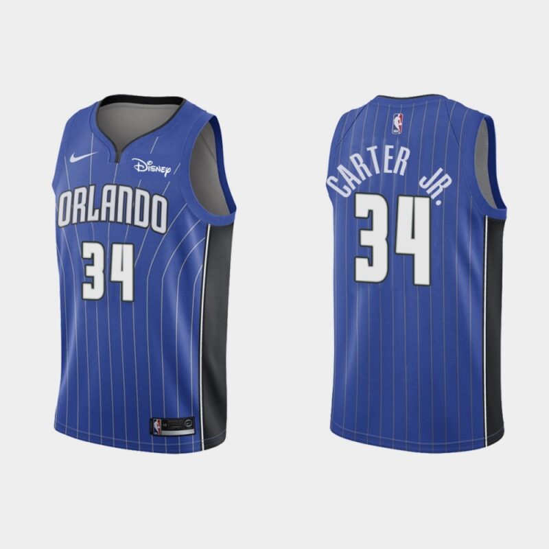 686432256561d_1 Men's Orlando Magic #34 Wendell Carter Jr. Blue Icon Edition Stitched Swingman Jersey
