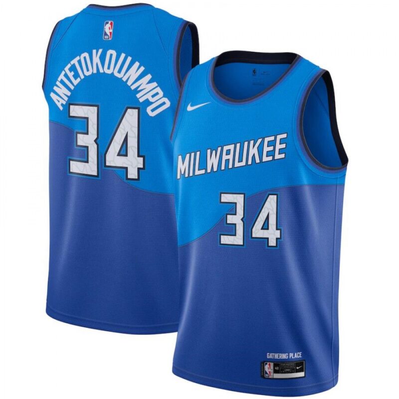 6864323cb5d71_1 Men's Milwaukee Bucks #34 Giannis Antetokounmpo Blue 2020/21 City Edition Stitched Swingman Jersey