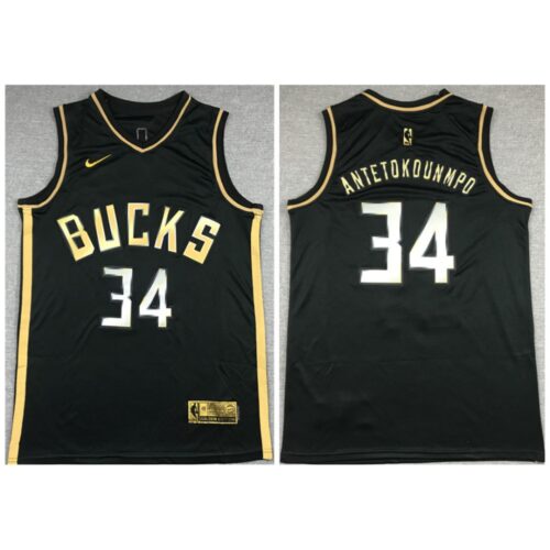 6864325b95ebe_1 Men's Milwaukee Bucks #34 Giannis Antetokounmpo Black Gold Stitched Swingman Jersey