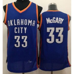 686432c9e267a_1 Revolution 30 Thunder #33 Mitch McGary Blue Stitched NBA Jersey
