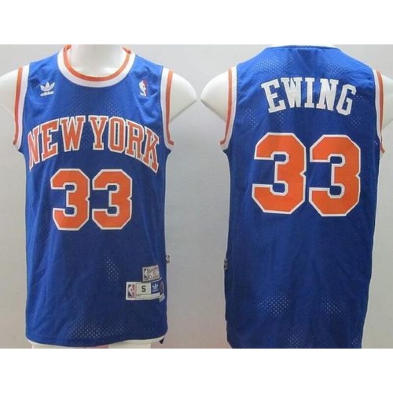 686433f8cd9f3_1 Knicks #33 Patrick Ewing Blue Throwback Stitched NBA Jersey