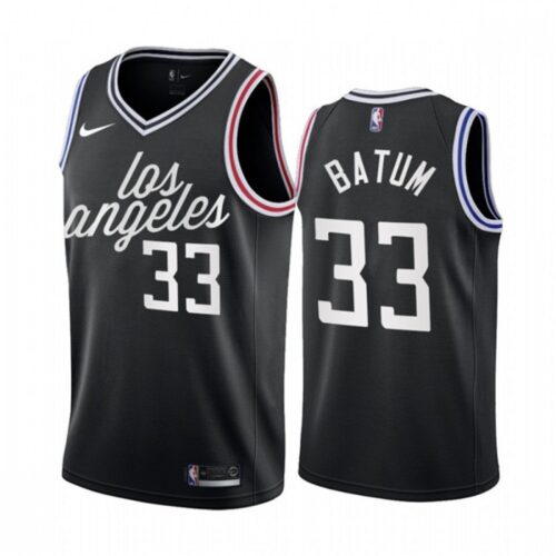 6864340c4f06d_1 Men's Los Angeles Clippers #33 Nicolas Batum 2022/23 Black City Edition Stitched Jersey