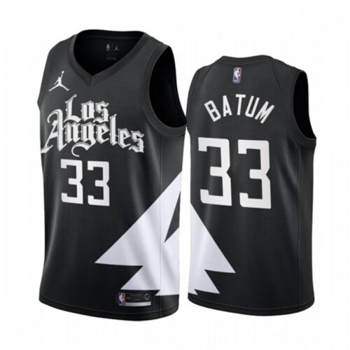 68643412e5027_1 Men's Los Angeles Clippers #33 Nicolas Batum 2022/23 Black Statement Edition Stitched Jersey