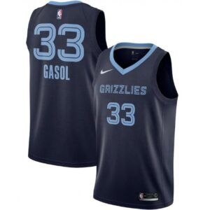 6864349b44973_1 Men's Memphis Grizzlies #33 Marc Gasol Navy Icon Edition Stitched Jersey
