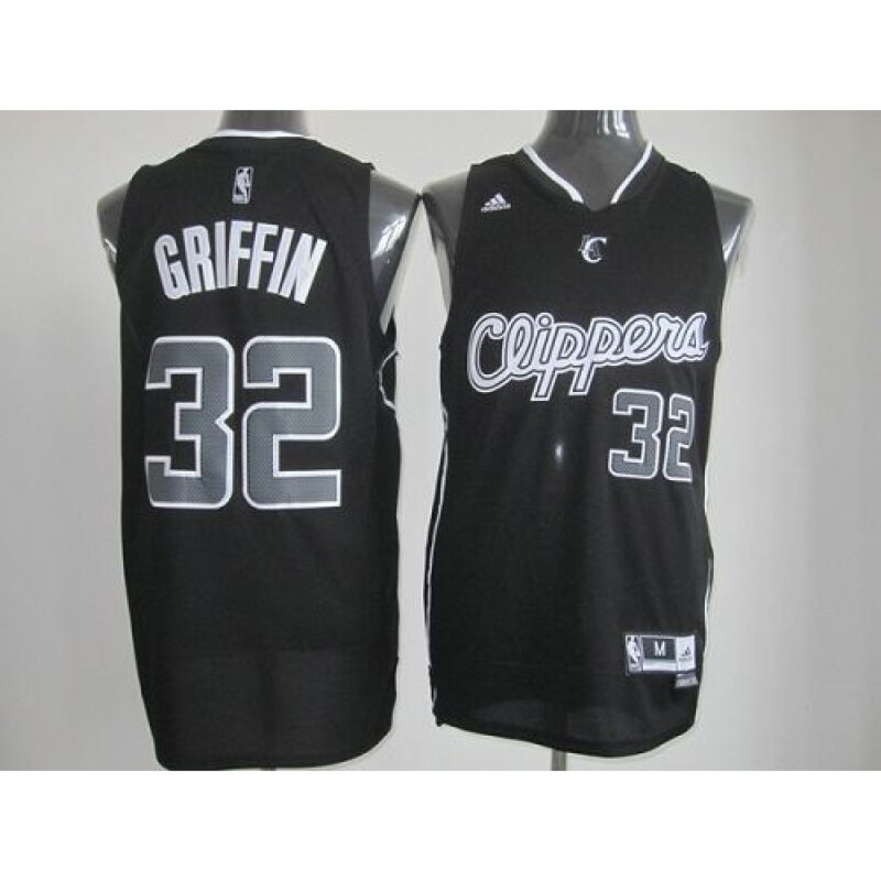 686434a58ae9a_1 Clippers #32 Blake Griffin Black Shadow Stitched NBA Jersey