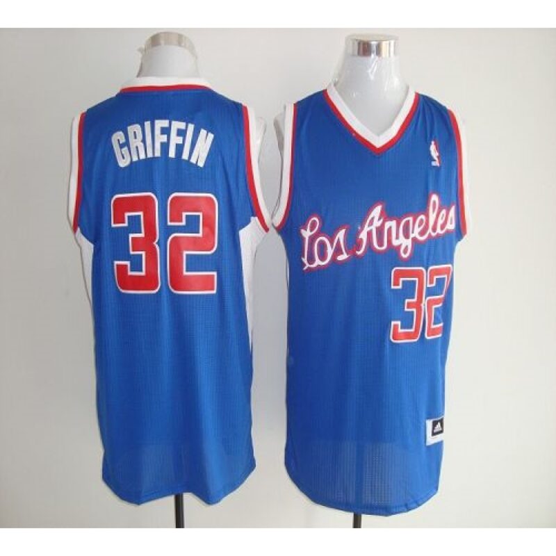 686434bc83c96_1 Clippers #32 Blake Griffin Blue Revolution 30 Stitched NBA Jersey