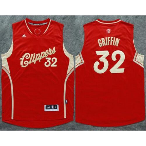 686434dad31c2_1 Clippers #32 Blake Griffin Red 2015-2016 Christmas Day Stitched NBA Jersey