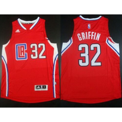 686434de6a56e_1 Clippers #32 Blake Griffin Stitched Red NBA Jersey