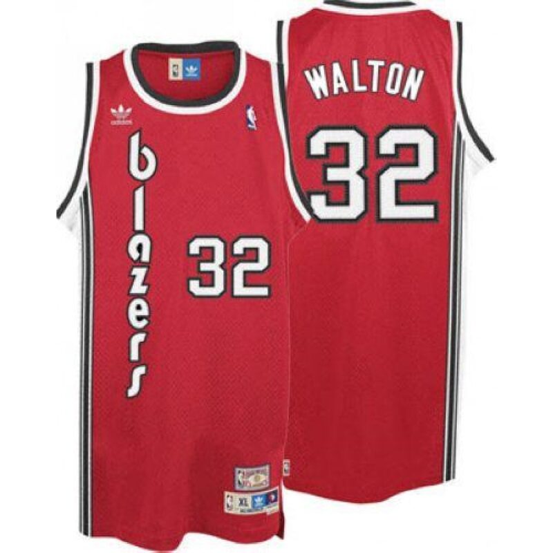 686434fa95e87_1 Blazers #32 Bill Walton Red Throwback Stitched NBA Jersey