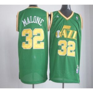 686435163d284_1 Jazz #32 Karl Malone Green Throwback Stitched NBA Jersey
