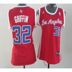 6864354677be3_1 Clippers #32 Blake Griffin Red Women's Road Stitched NBA Jersey