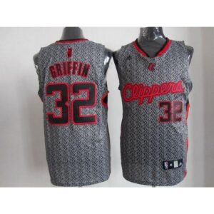68643560c81da_1 Clippers #32 Blake Griffin Grey Static Fashion Stitched NBA Jersey