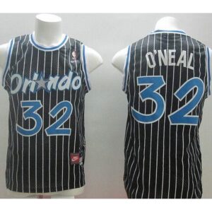 686435c472627_1 Magic #32 Shaquille O'Neal Black Throwback Stitched NBA Jersey