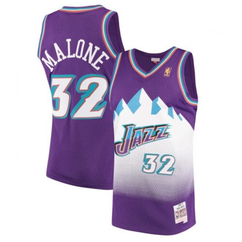 686435d233061_1 Men's Utah Jazz #32 Karl Malone Purple 1996-97 Swingman Stitched Jersey