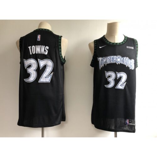 686435ee04068_1 Men's Minnesota Timberwolves #32 Karl Anthony Towns Black Hardwood Classics Swingman Stitched NBA Jersey