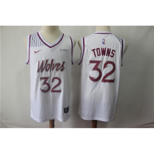 686435f144778_1 Men's Minnesota Timberwolves #32 Karl Anthony Towns White 2018/19 Earned Edition Swingman Stitched NBA Jersey