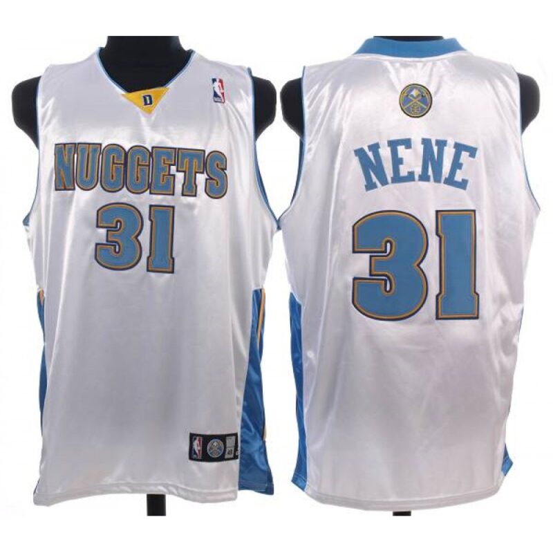 686435faef4c0_1 Nuggets #31 Nene Hilario Stitched White NBA Jersey