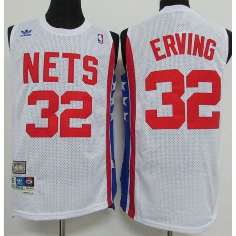 68643601ae2f1_1 Nets #32 Julius Erving White ABA Retro Swingman Throwback Stitched NBA Jersey