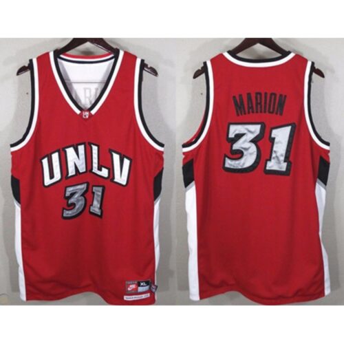686436051e95b_1 Men's UNLV #31 Shawn Marion Red Stitched Jersey