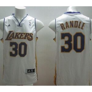 6864363aa698e_1 Revolution 30 Lakers #30 Julius Randle White Stitched NBA Jersey