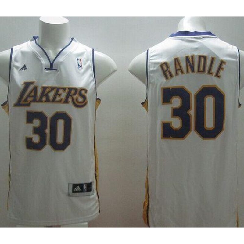 6864363aa698e_1 Revolution 30 Lakers #30 Julius Randle White Stitched NBA Jersey