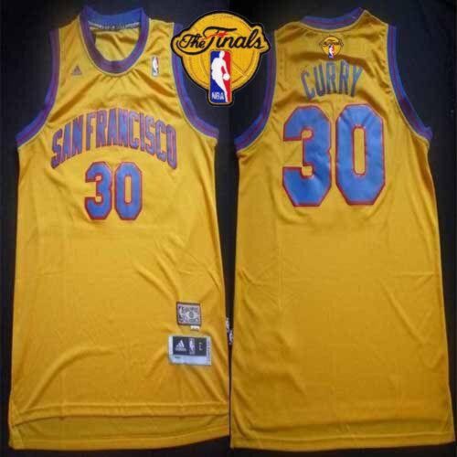 6864364c0cba6_1 Warriors #30 Stephen Curry Gold Throwback San Francisco The Finals Patch Stitched NBA Jersey