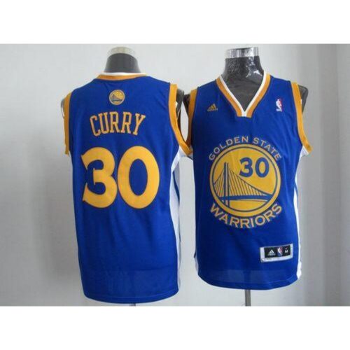 68643696a8383_1 Warriors #30 Stephen Curry Blue Revolution 30 Stitched NBA Jersey