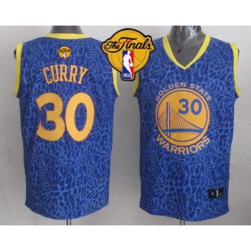 686436b269fa7_1 Warriors #30 Stephen Curry Blue Crazy Light The Finals Patch Stitched NBA Jersey