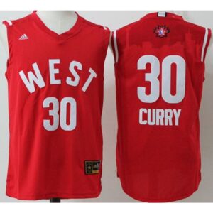 686436d9058e6_1 Warriors #30 Stephen Curry Red 2016 All Star Stitched NBA Jersey