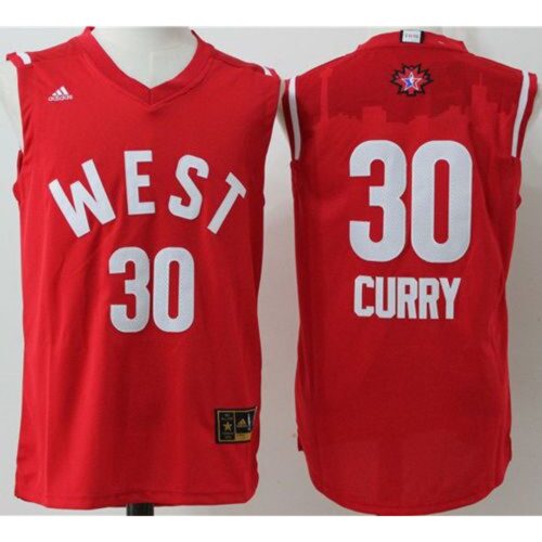 686436d9058e6_1 Warriors #30 Stephen Curry Red 2016 All Star Stitched NBA Jersey