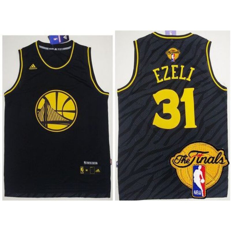 68643753cb038_1 Warriors #31 Festus Ezeli Black Precious Metals Fashion The Finals Patch Stitched NBA Jersey