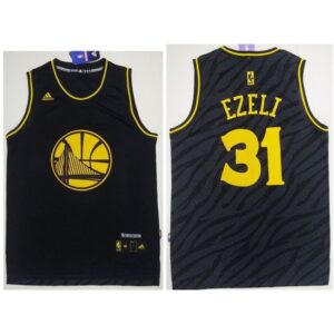 68643757787f9_1 Warriors #31 Festus Ezeli Black Precious Metals Fashion Stitched NBA Jersey