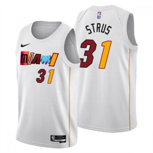 686437871ef59_1 Men's Miami Heat #31 Max Strus 2022/23 White City Edition Stitched Jersey