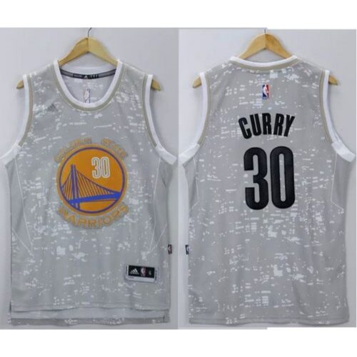 686437d25bd51_1 Warriors #30 Stephen Curry Grey City Light Stitched NBA Jersey