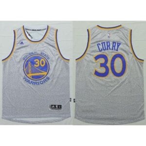 6864380262210_1 Warriors #30 Stephen Curry Grey Fashion Stitched NBA Jersey