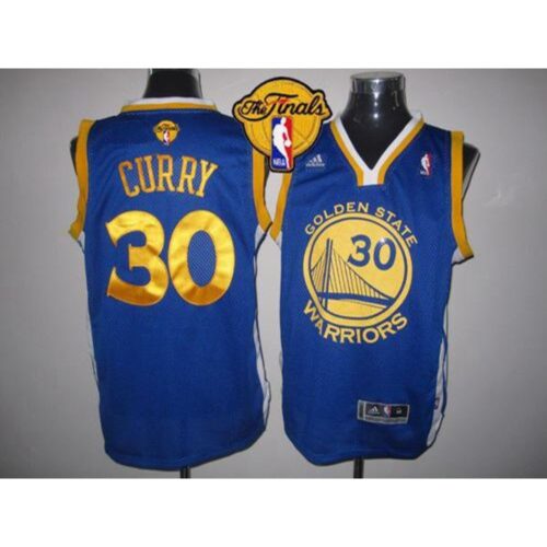 6864380cb8fb1_1 Warriors #30 Stephen Curry Blue Swingman The Finals Patch Stitched NBA Jersey
