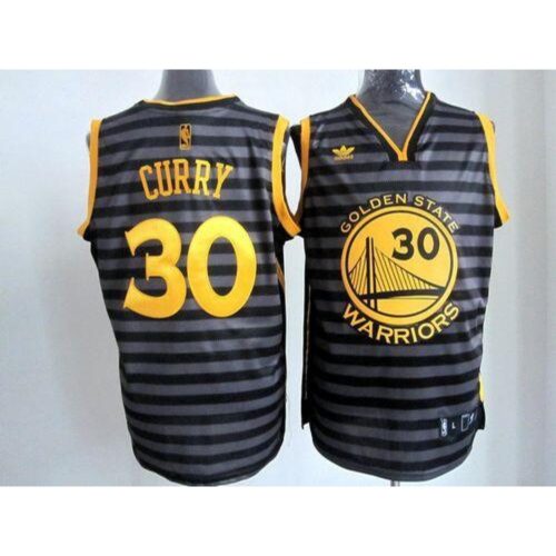 6864391eade46_1 Warriors #30 Stephen Curry Black/Grey Groove Stitched NBA Jersey