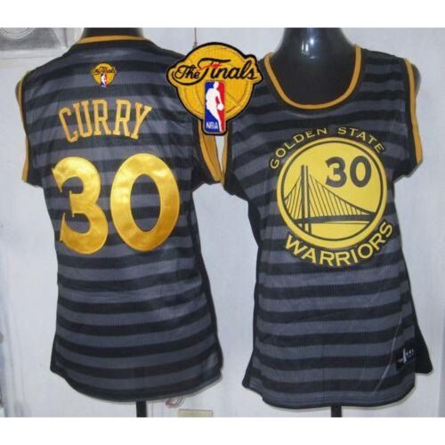 68643930966c8_1 Warriors #30 Stephen Curry Black/Grey The Finals Patch Women's Groove Stitched NBA Jersey