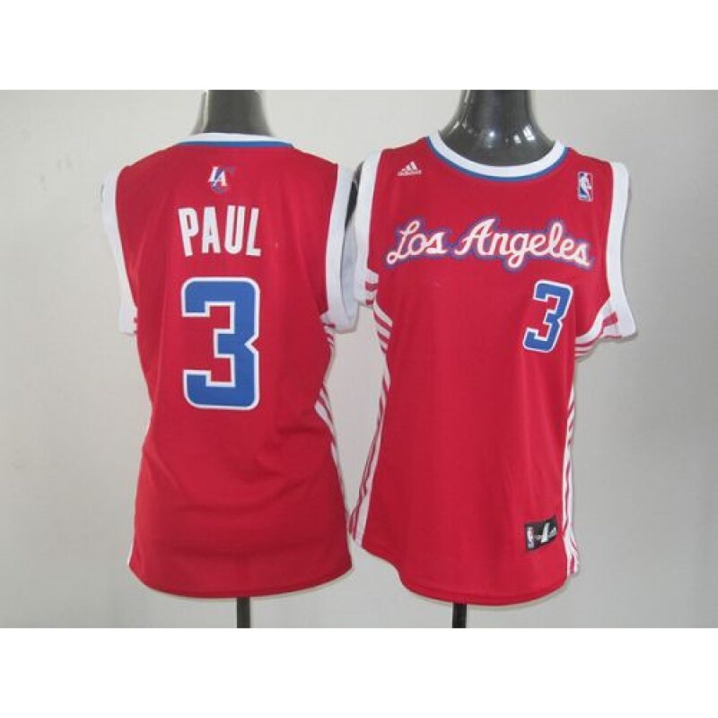 686439e71e60a_1 Clippers #3 Chris Paul Red Women's Road Stitched NBA Jersey