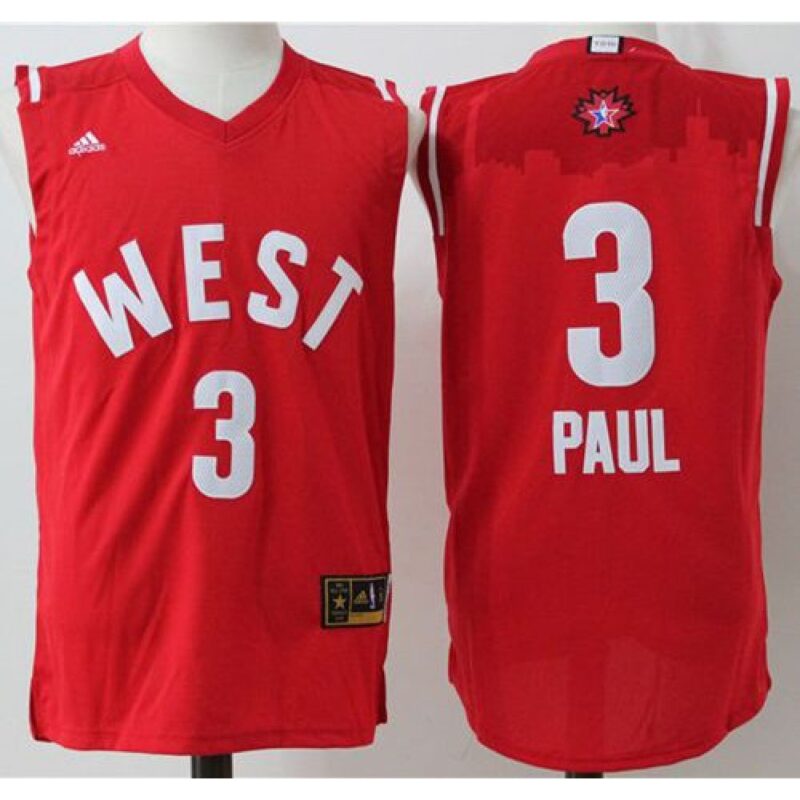 686439f9e1aed_1 Clippers #3 Chris Paul Red 2016 All Star Stitched NBA Jersey