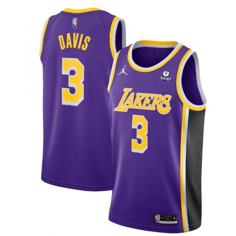 68643a1f8b58d_1 Men's Los Angeles Lakers #3 Anthony Davis Purple 75th Anniversary Stitched Jersey