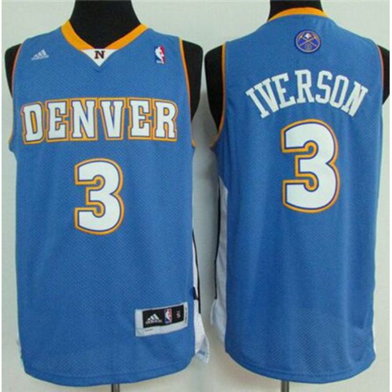 68643a591b06c_1 Nuggets #3 Allen Iverson Light Blue Stitched NBA Jersey