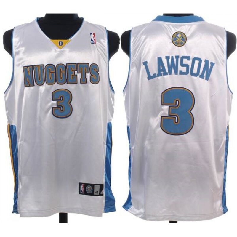 68643a5c59cfd_1 Nuggets #3 Ty Lawson Stitched White NBA Jersey