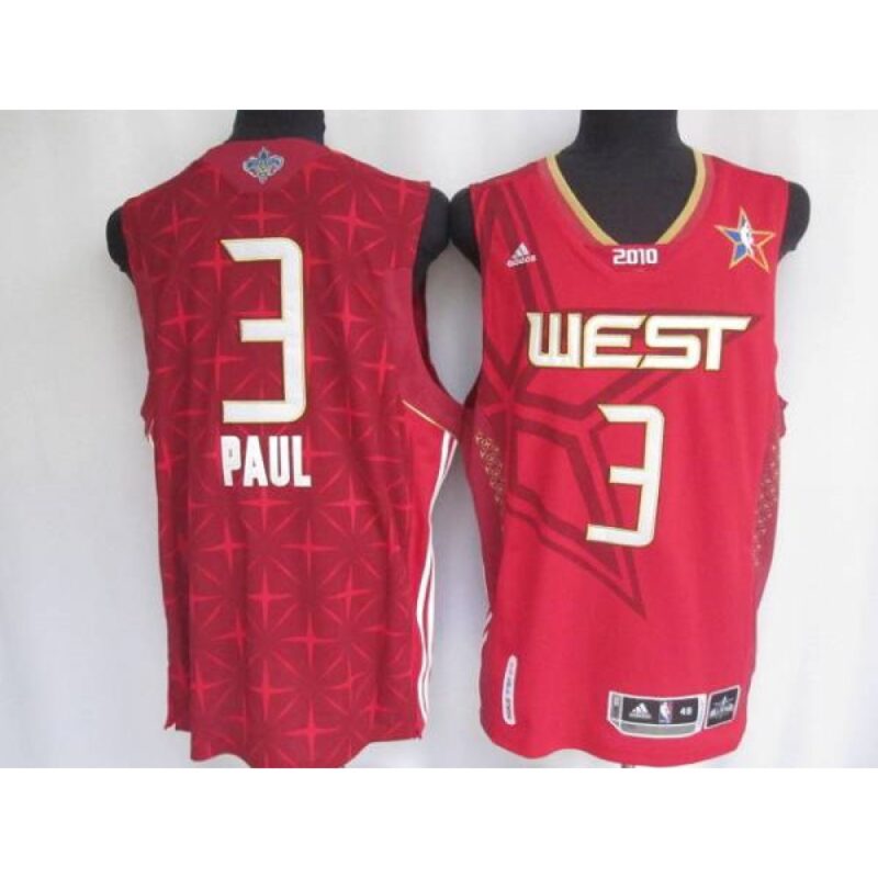 68643acca7ff6_1 Hornets #3 Chris Paul Stitched Red 2010 All Star NBA Jersey