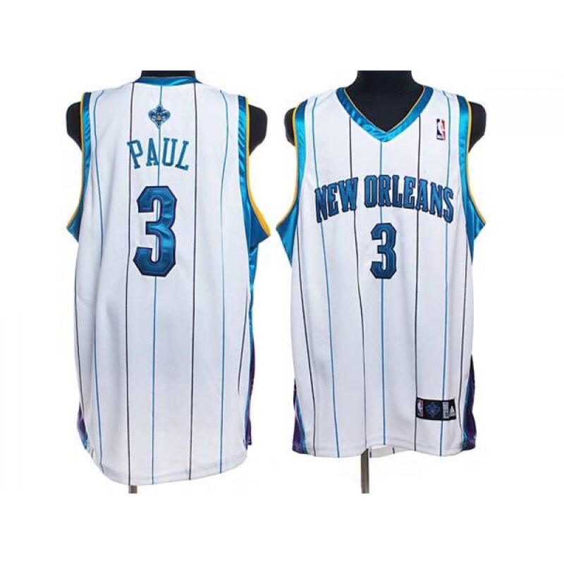 68643ad0394ac_1 Hornets #3 Chris Paul Stitched White NBA Jersey